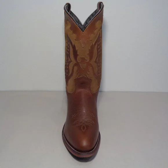 Dingo Size 13 M SILVERLAKE Tan Leather Cowboy Western Boots New Men's Shoes